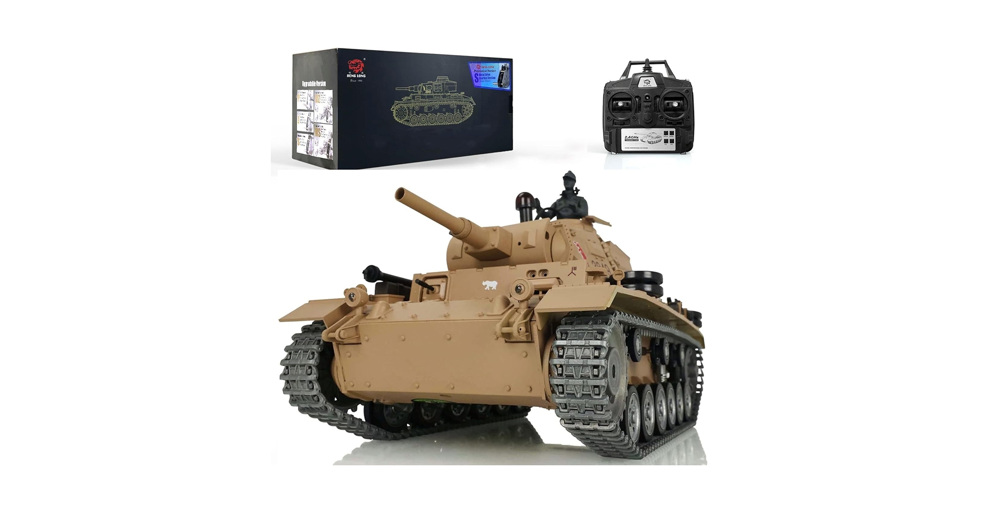 【激レア】THINK TANK - Deew Rellik 12inch 1/16 Heng Long TK7.0 Leopard2A6 RC Main Battle Tank 3889 W