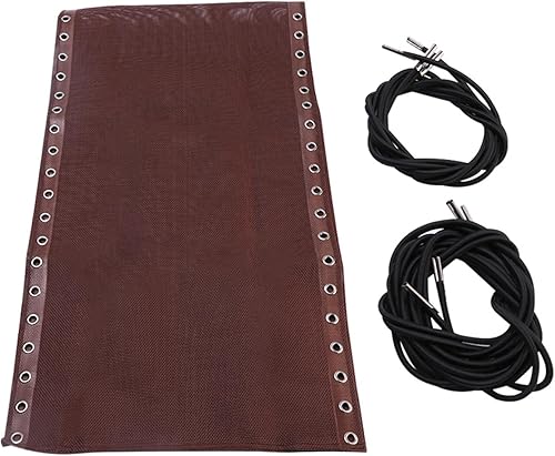 CALIDAKA Tela de repuesto para silla de gravedad cero, lona de malla reclinable de 63 x 17 pulgadas, tela de silla de descanso con cuerdas, paño de