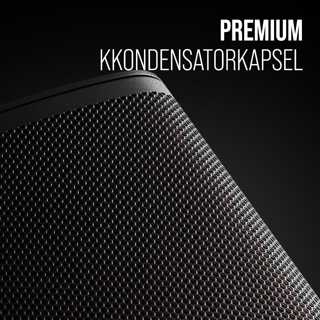 RØDE X XCM-50 Professionelles USB-Kondensatormikrofon und virtuelle Mixing-Lösung für Streamer und Gamer, schwarz