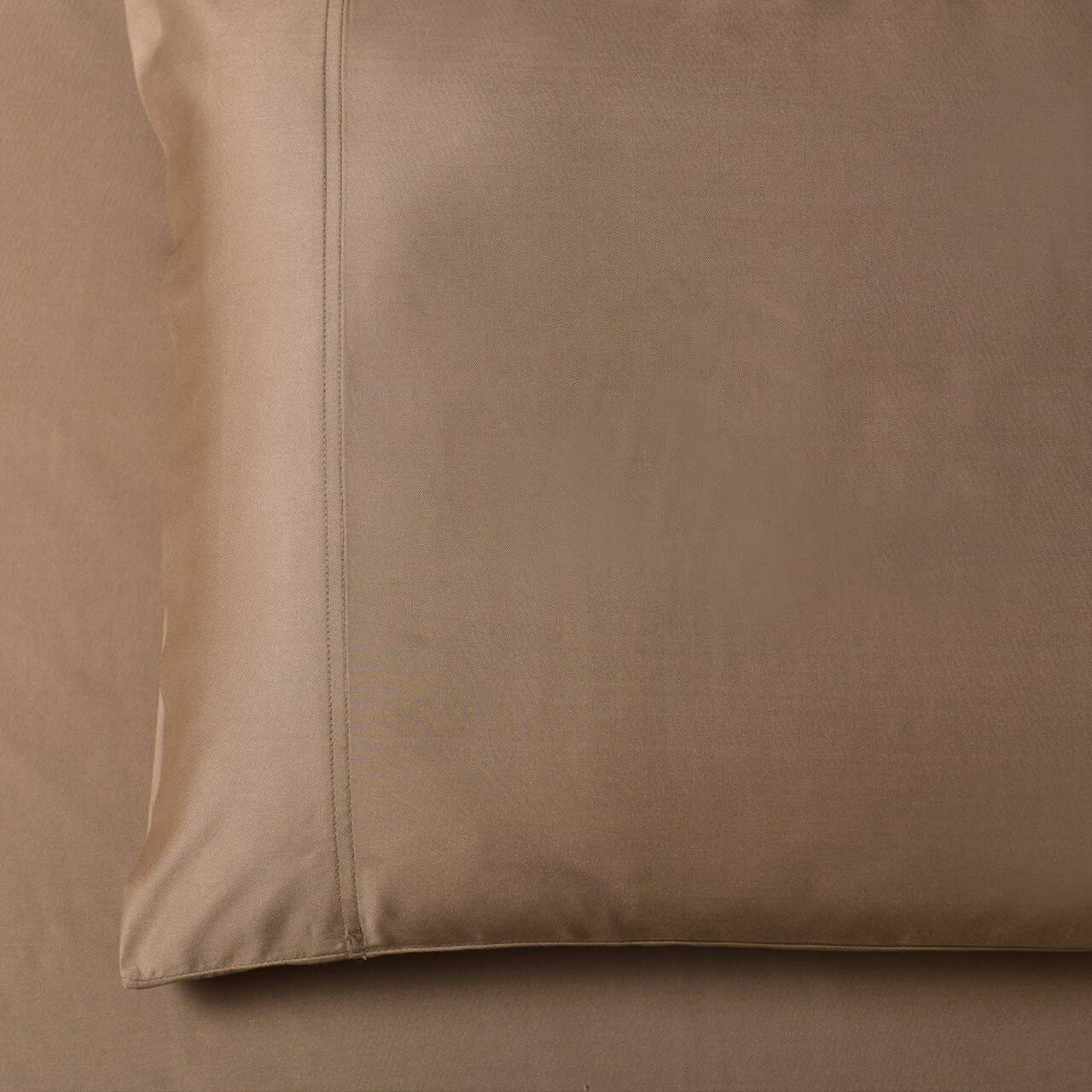 Royal Hotel Bedding ABRIPEDIC Sheets, Viscose from Bamboo, Sheet Set 600 Thread Count, Silky Soft Sheets, Viscose from Bamboo, Sheet Set, King, Taupe