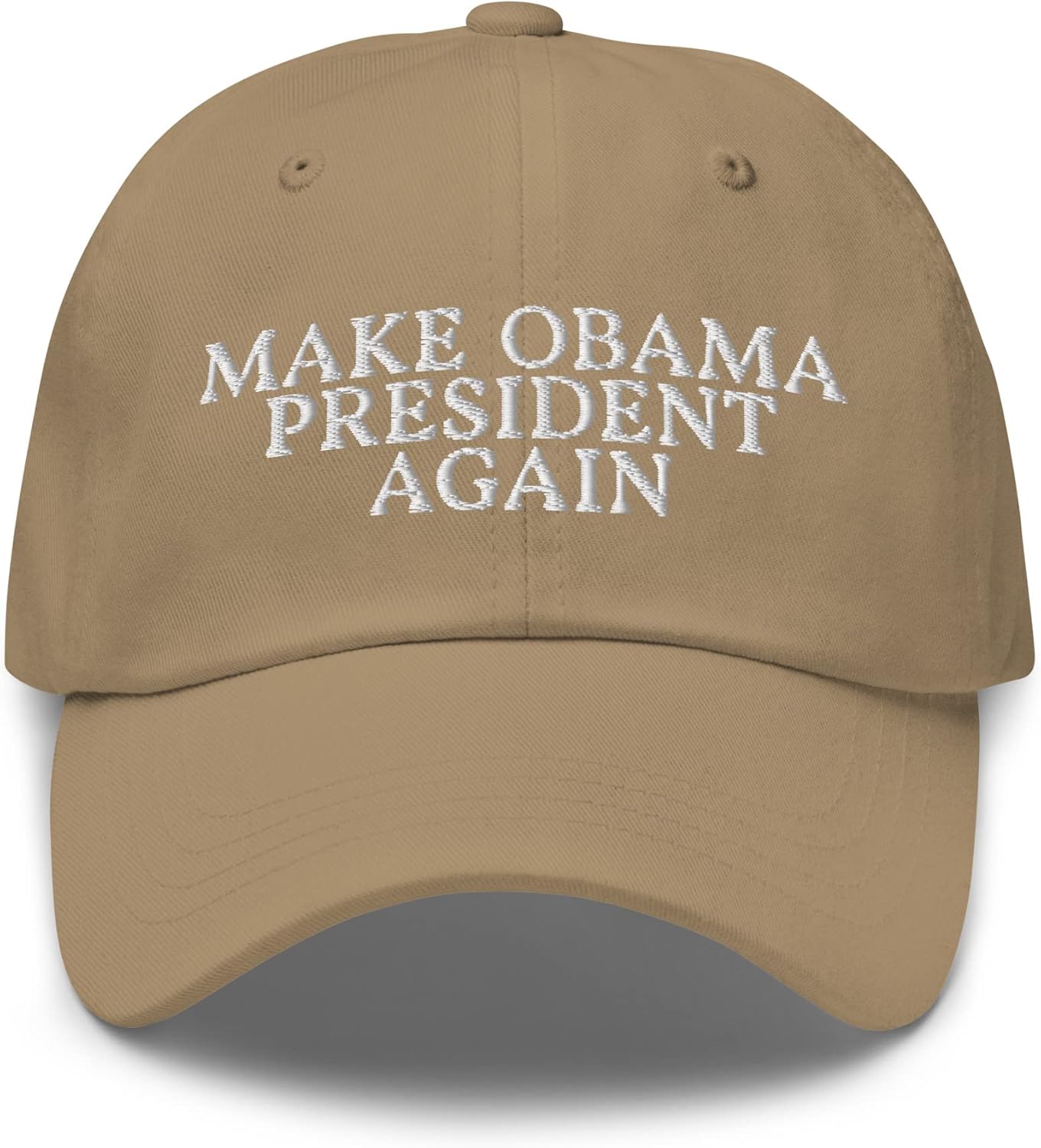 Make Obama President Again Dad Hat - Funny 44 Embroidered Cap
