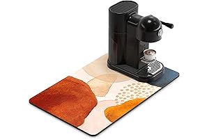 Absorbent, Stylish 'Coffee Mat' Protects Your Coffee Haven