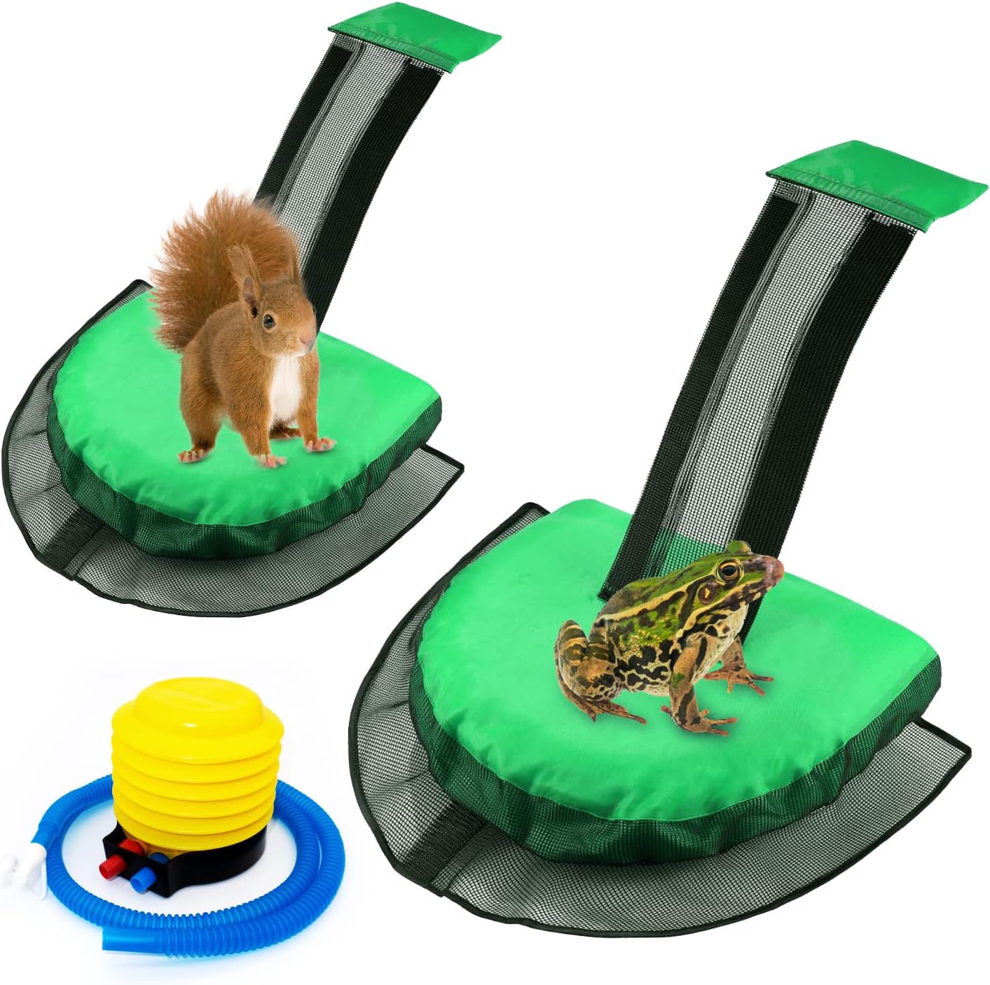 2 Pack Animal Saving Escape Ramp for Pool, Floating Ramp