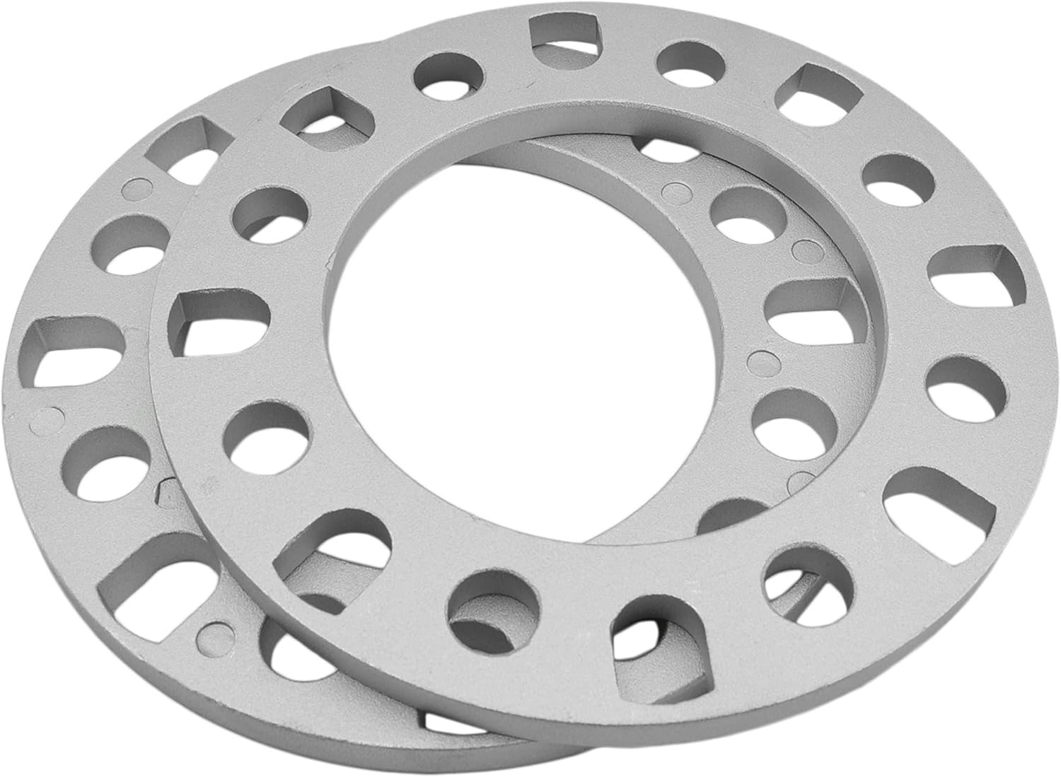 2 Pc 8 Lug Wheel Spacers 1/2" Thick 8 Lugs with 8x6.5 (8x165.1 MM) 8x170 MM & 8x180 MM Bolt Patterns