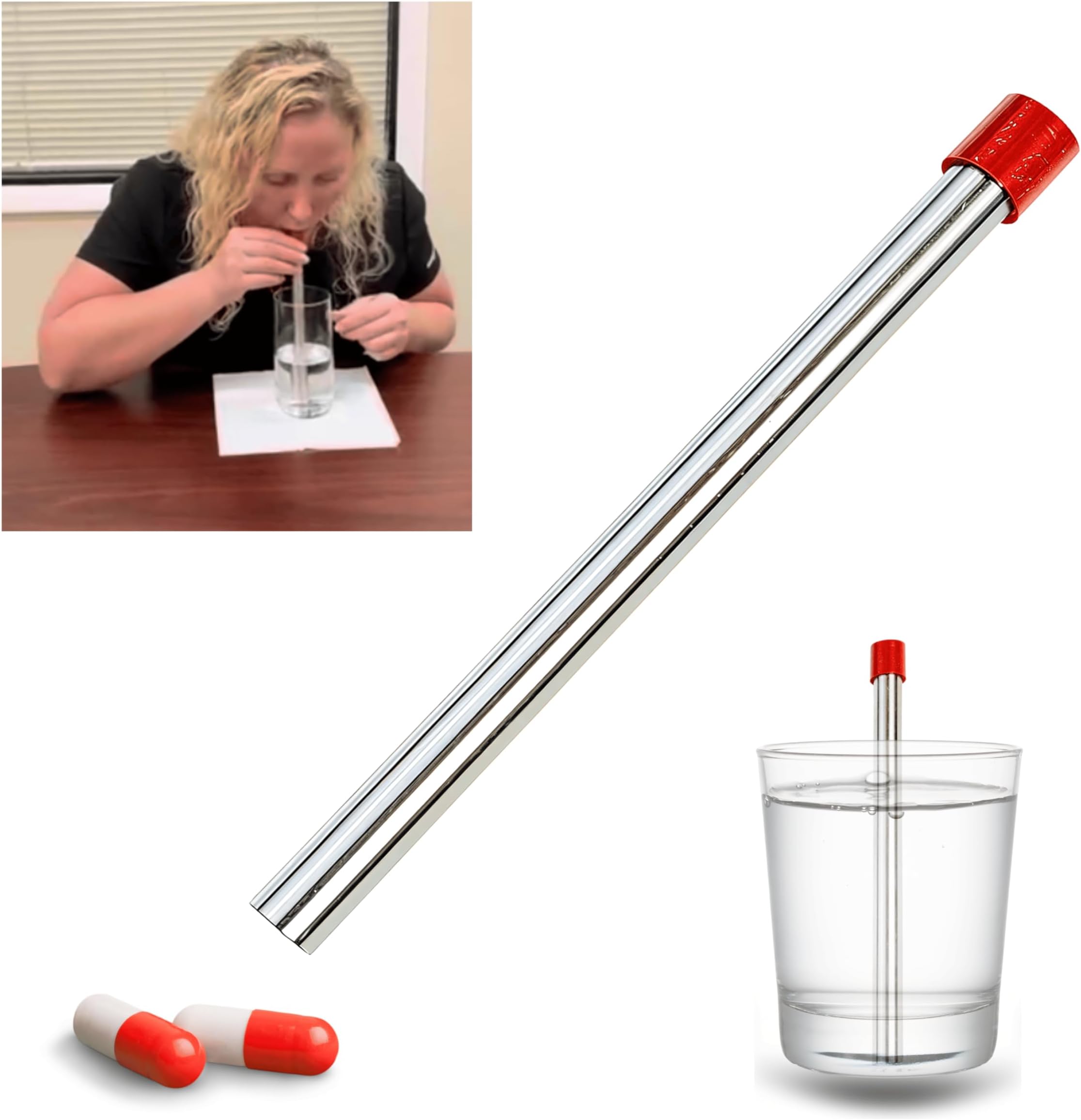 MedHero: Safe & Effective Pill Swallowing Aid - Kid-Friendly, Reusable, Portable, Dual-Method Design, Stress-Free Pill Swallowing Tool for Kids, Adults, and Elders
