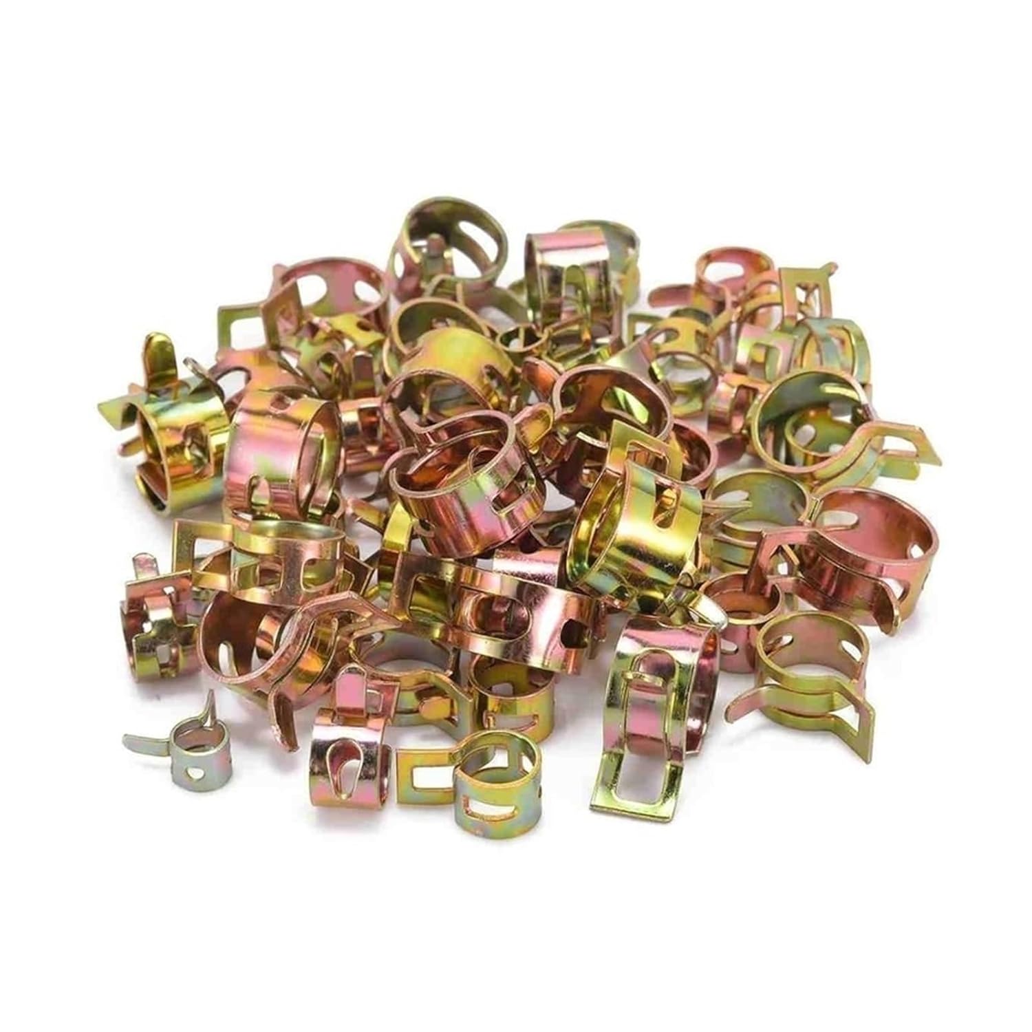 60Pcs/set Spring Band Fuel Hose Clips Pipe Clamp Reusable Optional Clamp 6mm 7mm 8mm 9mm 10mm 11mm 12mm 13mm 14mm 15mm
