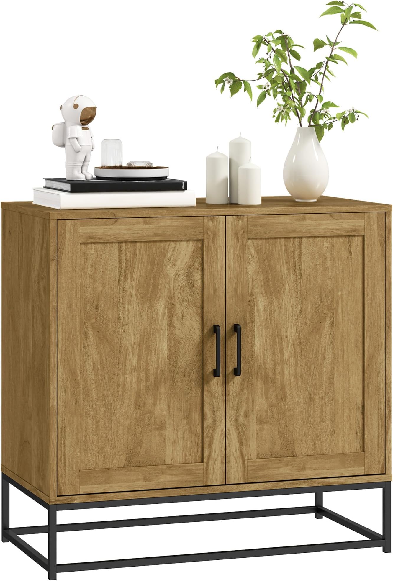Meuble De Rangement Avec 3 Tiroirs Et 1 Placard – Étagère Réglable Pour Salon Ou Salle, Sans Marque