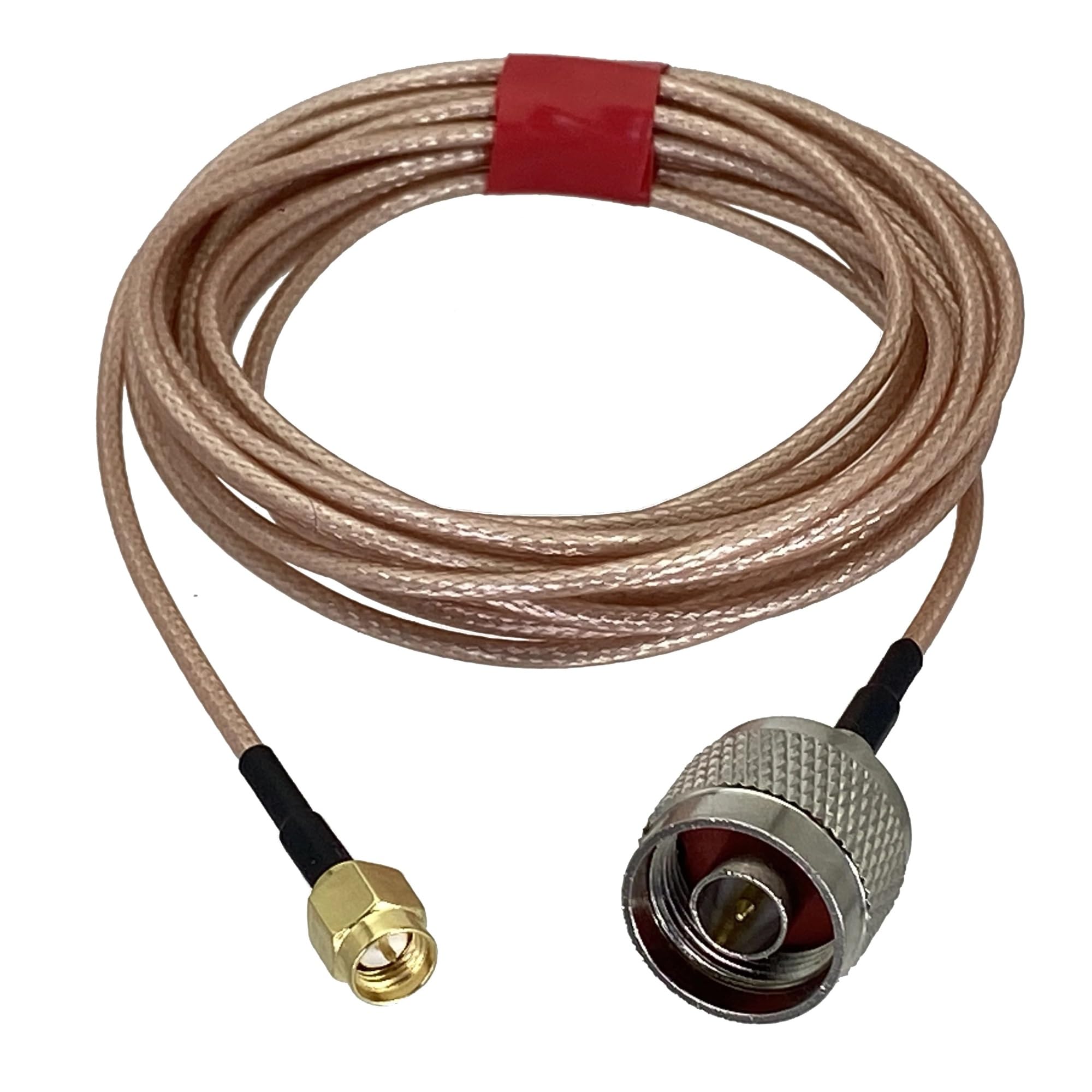 Câble RG316 N mâle vers SMA mâle anti-interférence - Cordon RF coaxial 1.5M