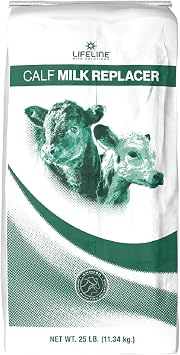 ANNUSO LIFELINE Calf Milk Replacer 2220, 25lb Bag - All-Milk Formula with LifePulse - Immune, Gut & Respiratory Support - No Artificial Flavors, Easy Mix for Newborn Calves