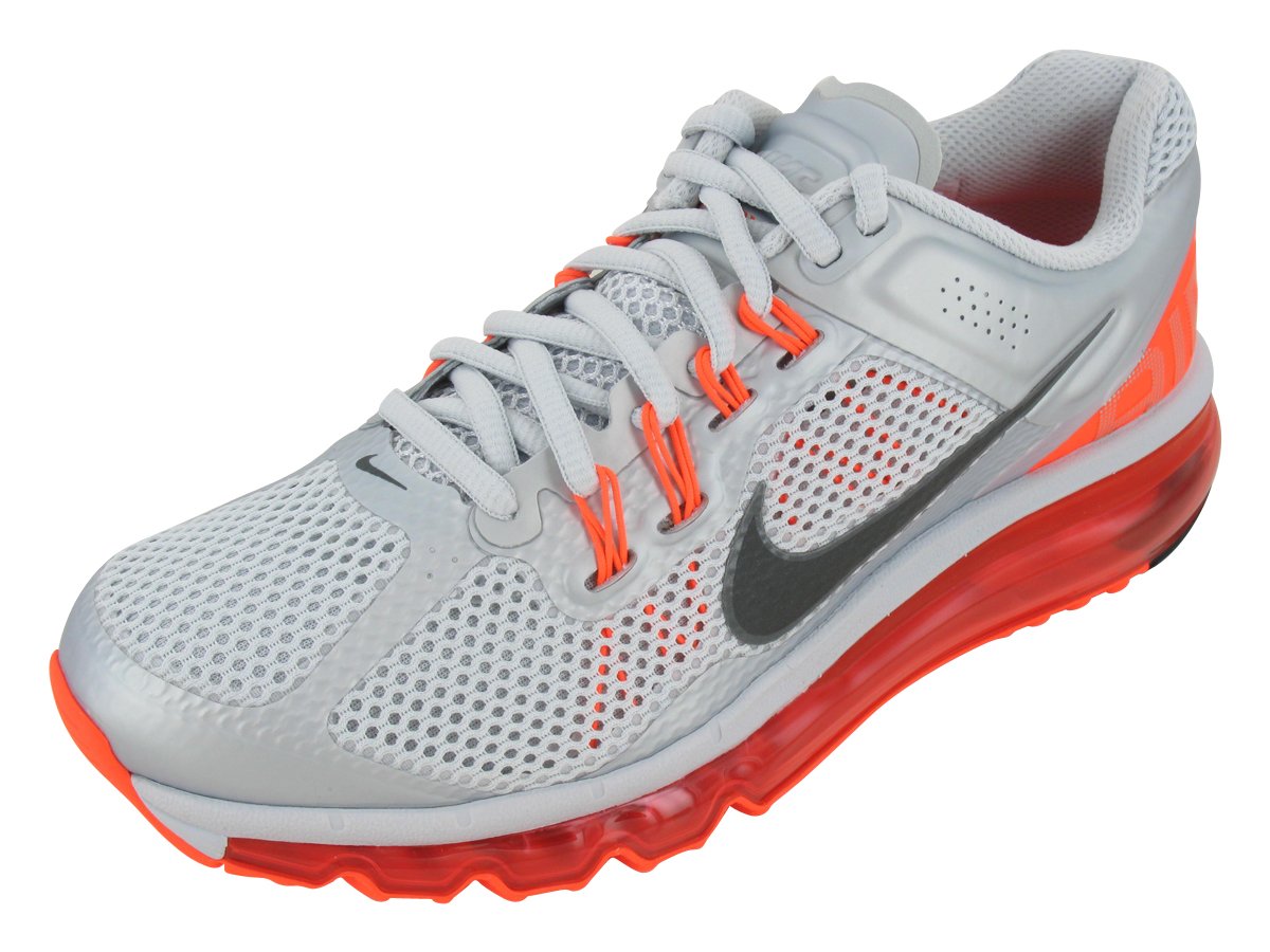 Nike Women's Air Max+ 2013 Color: Pure Platinum/Total Crimson/Wolf Grey/ 555363-008