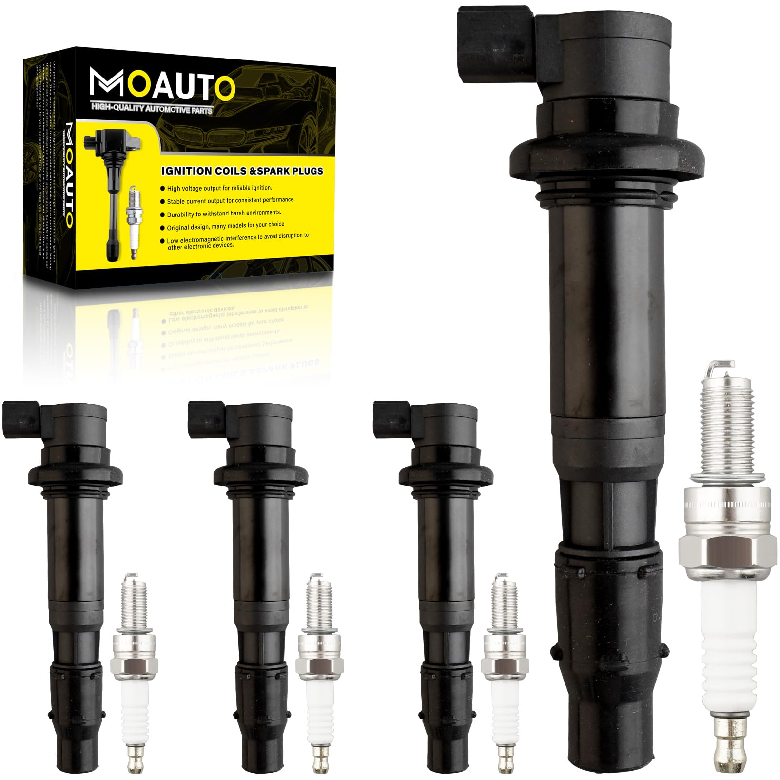 Amazon.com: MOAUTO Set of 4 Ignition Coils Pack F6T553 21171-1272