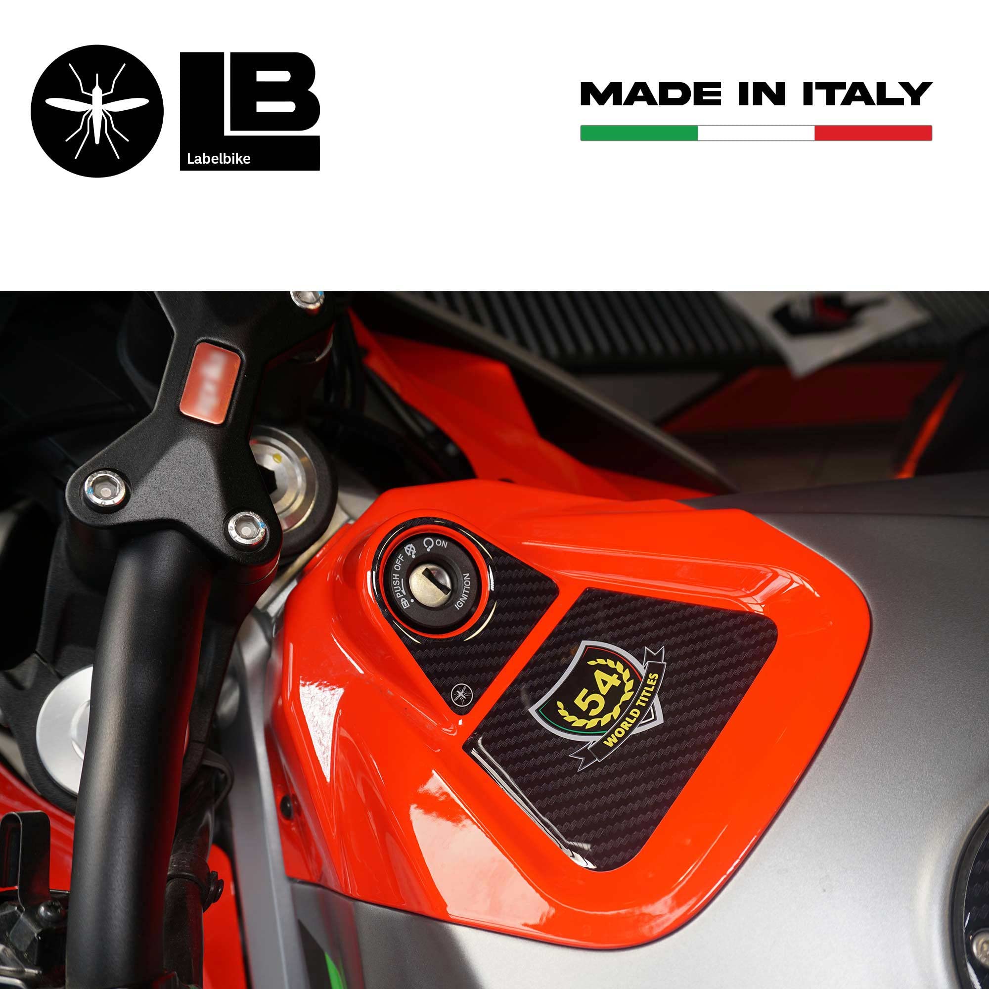 Stickers Résine Aprilia Rs 660 Labelbike - Kit Complet D'Autocollants 3D En Gel Résine Décorations Et Protections Moto Compatible Avec Aprilia RS 660 2020-2025 Kit Stickers Aprilia Rs 660