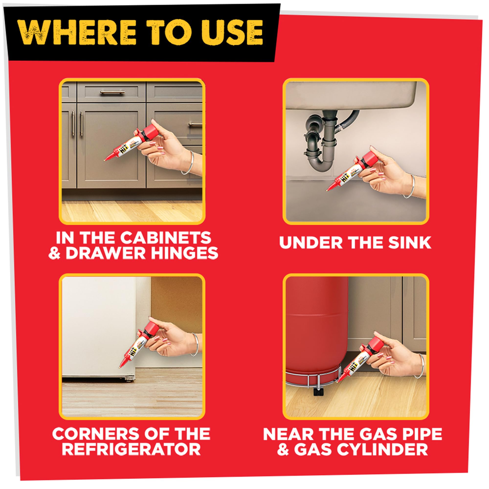 Hit Roach Gel - Eliminate Cockroaches Fast -4