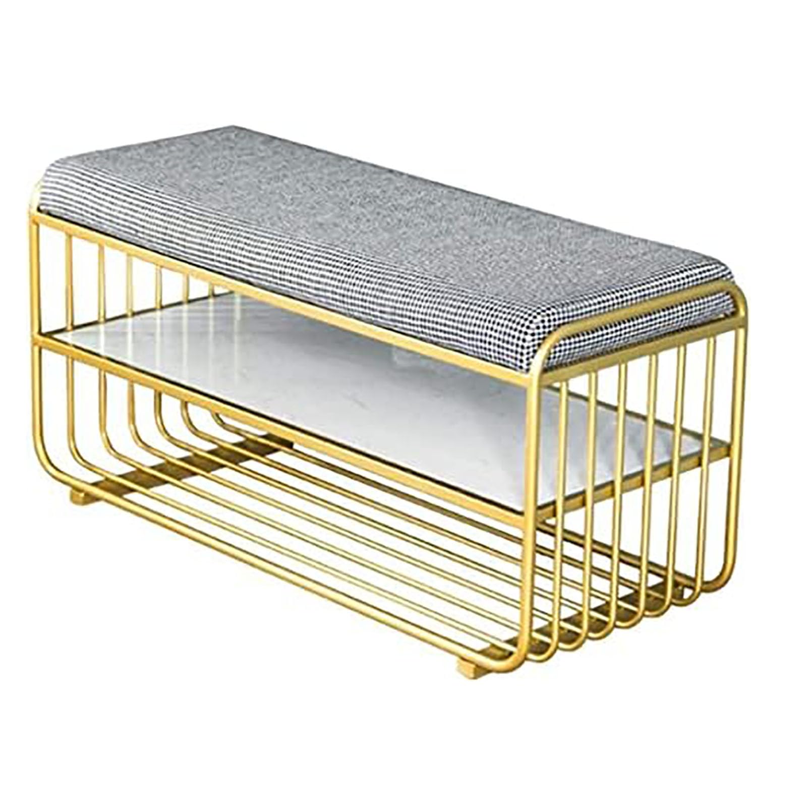 Tabouret à langer avec coussin doux pour enfiler ses souliers sans effort