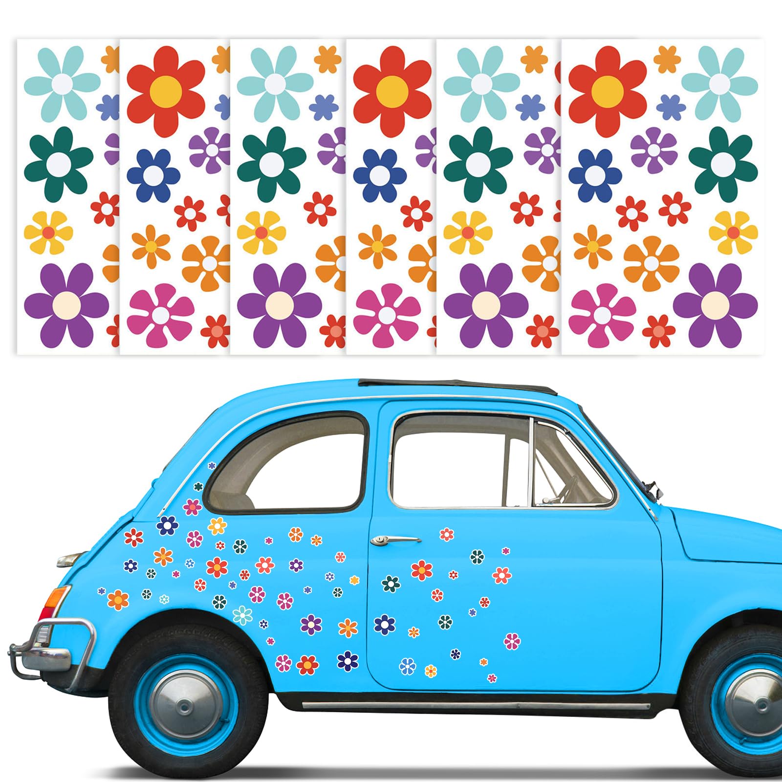 Auto Stickers Bloemen - Bloemen / Sticker Decal / ST-ST