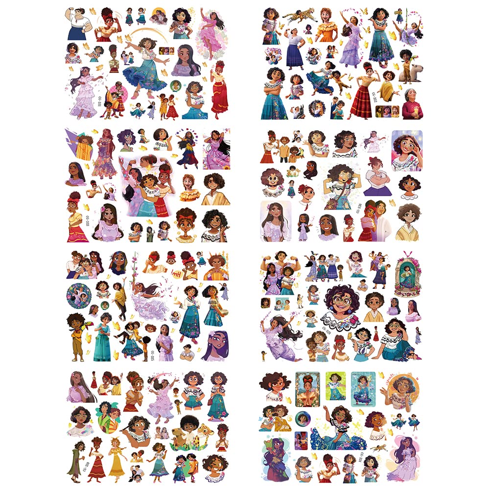 Buy Encanto Tattoos Hilloly 8 Sheets Encanto Temporary Tattoos Set