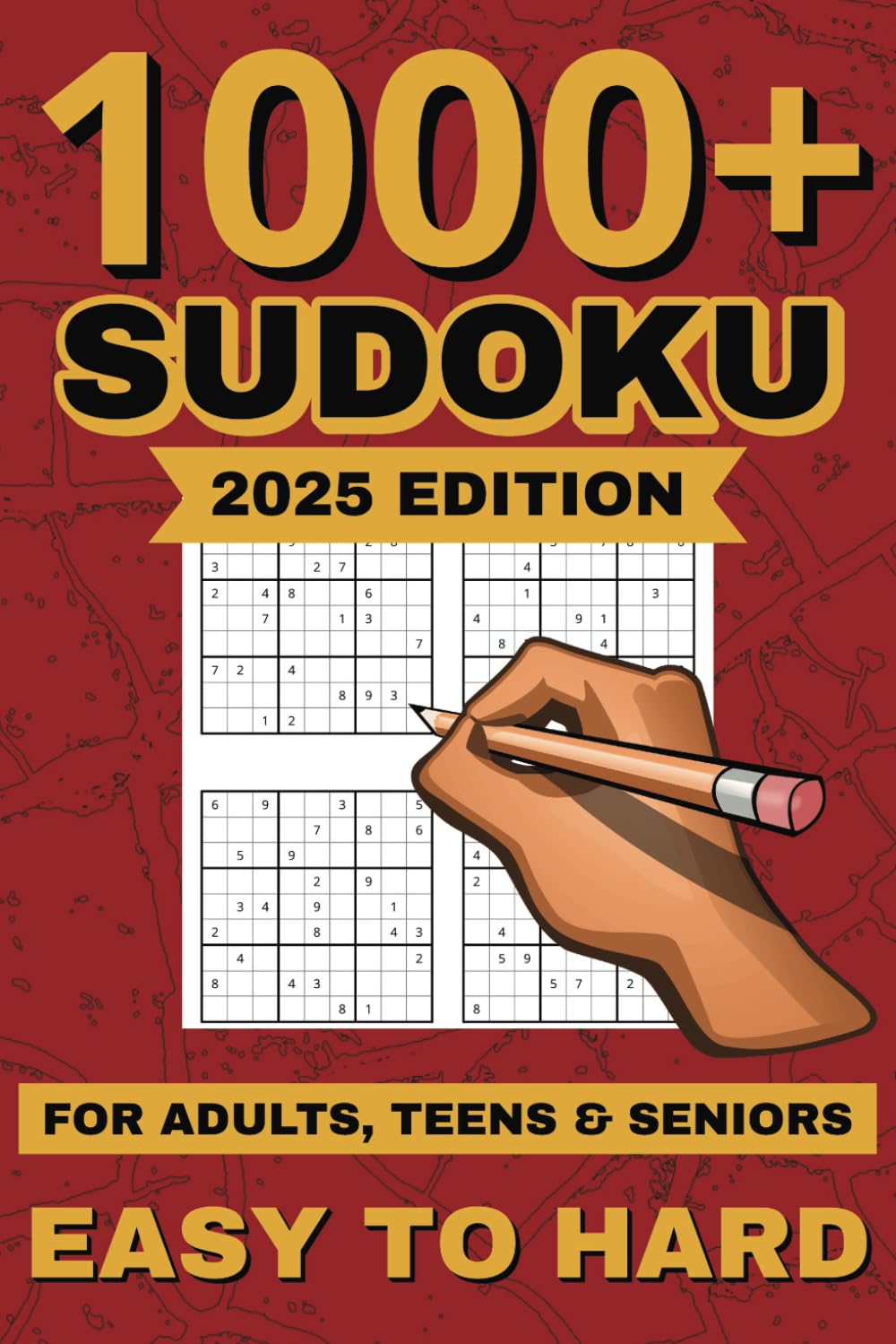 1000+ Sudoku Puzzle Book: Sudoku Puzzle Book with Easy to Read Print | 6x9 inches, 500 pages | 1000+ Puzzles … Gift for Vacations, Holidays and Relaxation