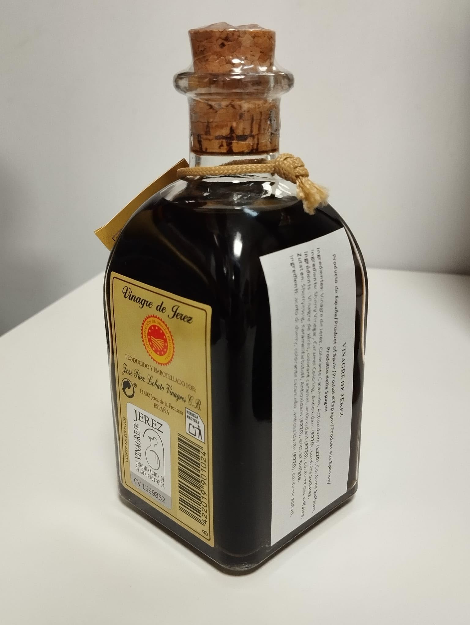Capirete | Vinagre de Jerez Reserva | Gran Capirete 50 años | 250 ml