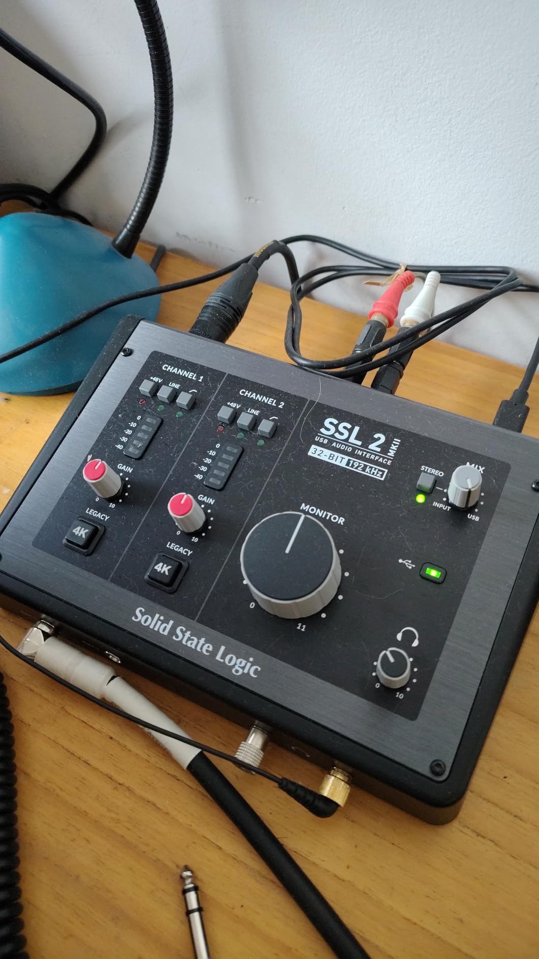 SSL 2 MKII rear connections