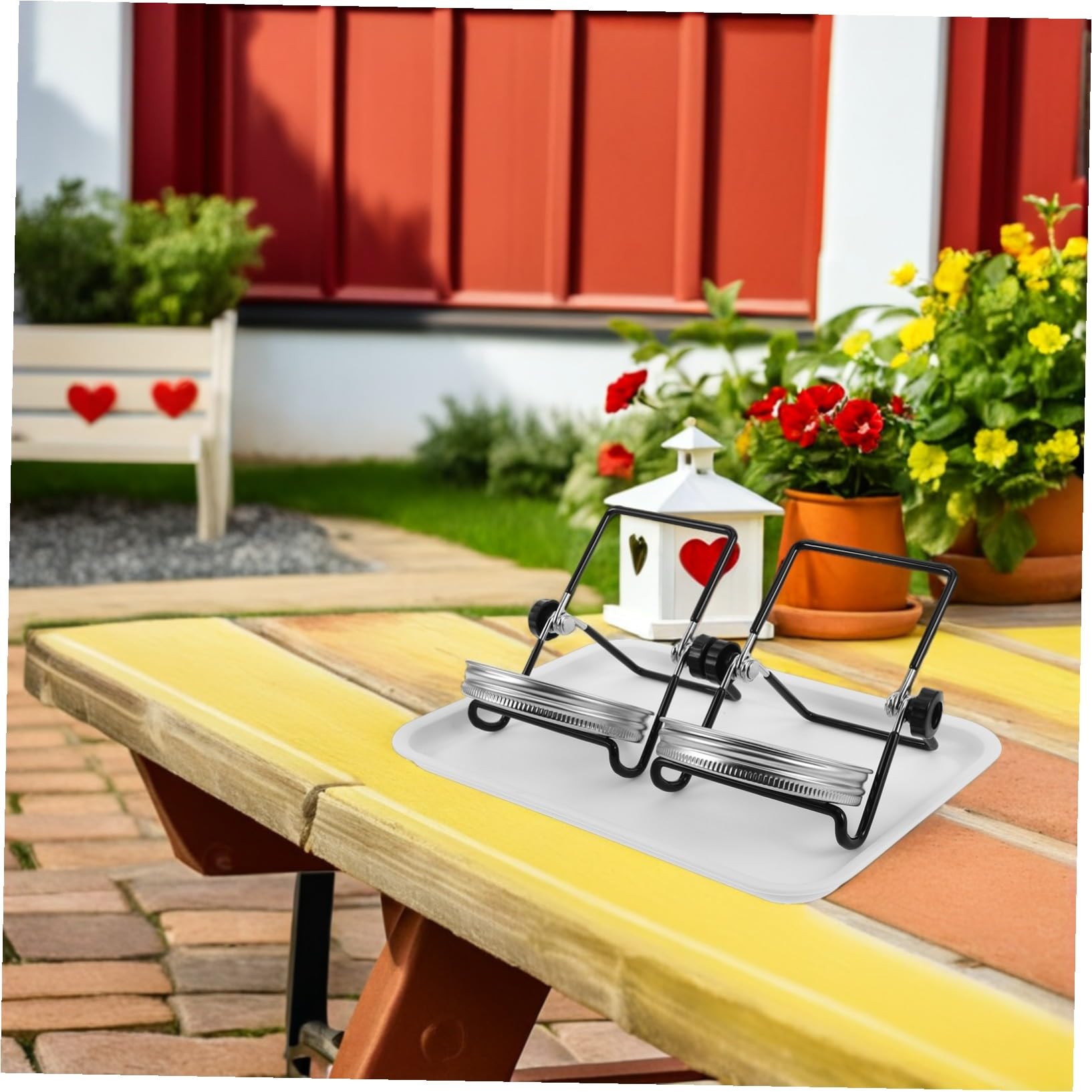 BESTonZON 2 Sätze Edelstahl Sprout Deckel für Mason Gläser Keimschale und Sieb mit Tropfschale Sprout Kit für Sonnenblumen Brokkoli und Bohnen Einfach zu Reinigen und Tropffrei für