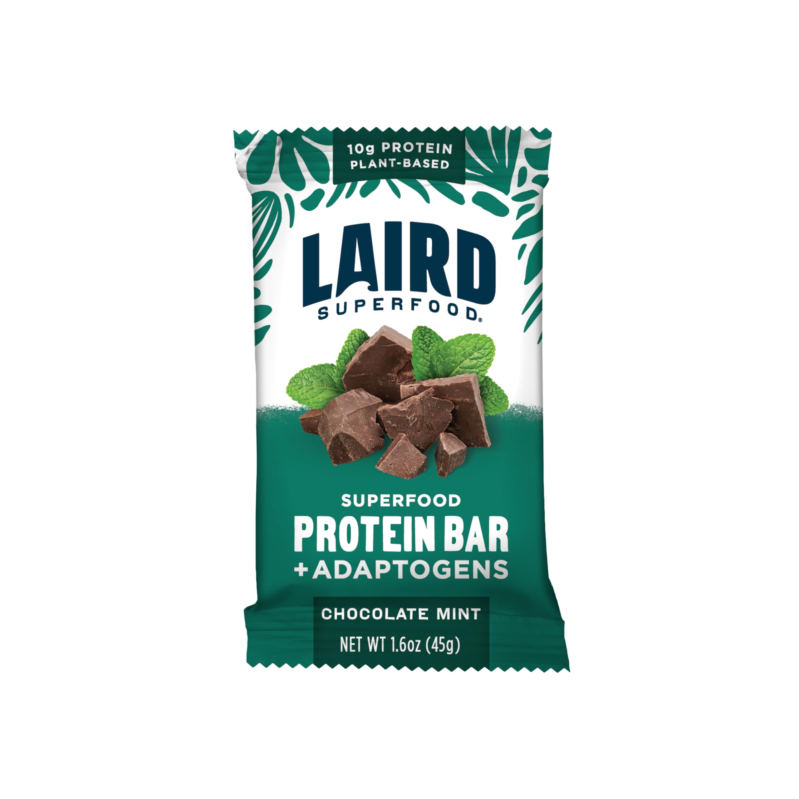 Laird Superfood Functional Protein Bars – Protein Bar but Better with Real Ingredients, Functional Mushrooms 10g Plant-Based Protein, 6g Fiber -