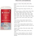 SINGER 1/4 pouce Presse à piercing Pied de scellement assure des allocations de précision pour le quilting, l'artisanat & Fabrication d'appareils compatibles avec les machines à coudre à bas profil