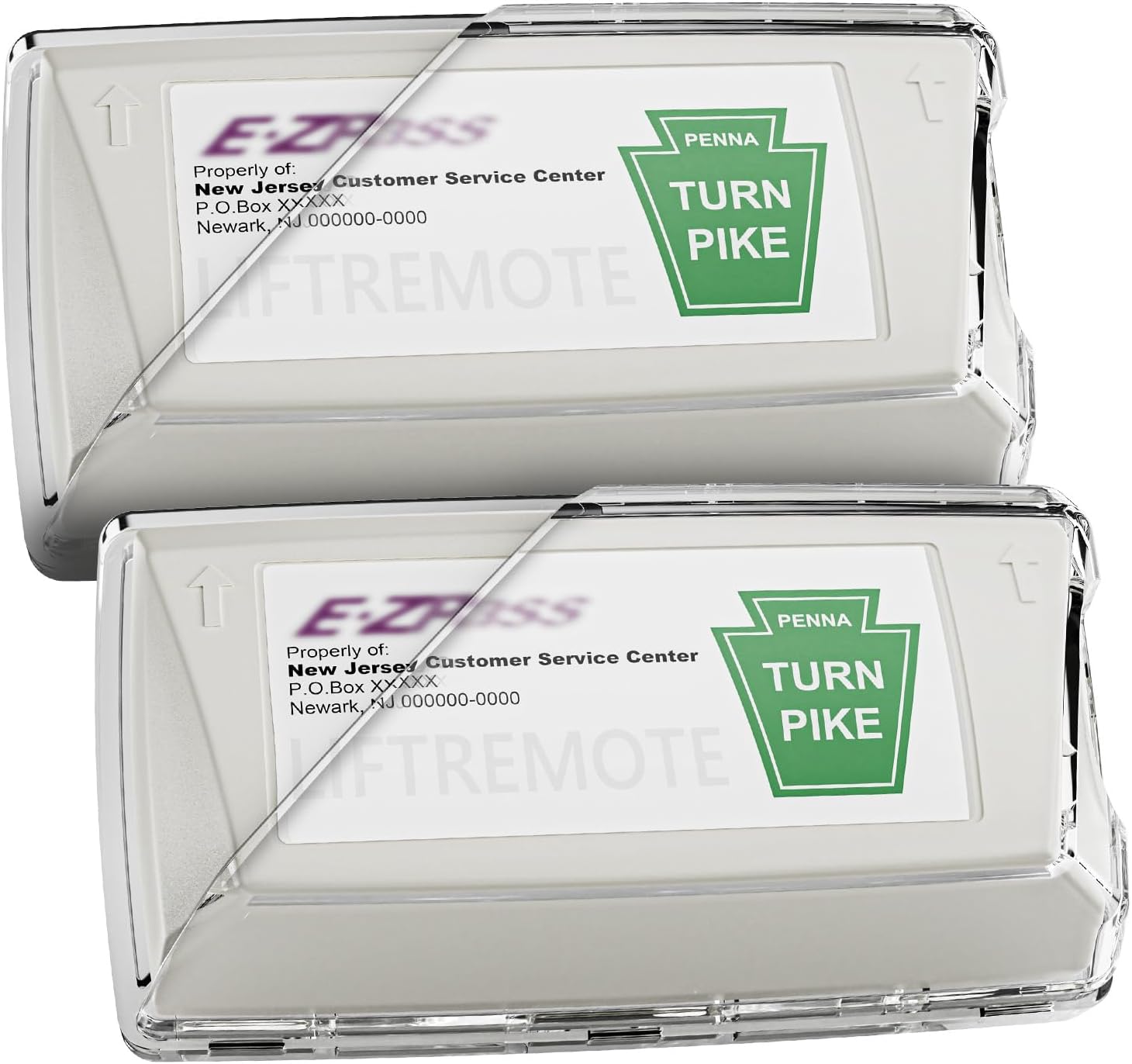 1 Pack EZ Pass Holder for Windshield, Toll Pass Transponder Holder for EZ Pass/iPass, Ezpass Holder with Strong Suction Cups, No Adhesive, Easy Install and Remove