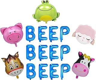 beep beep beep ballons (blue)