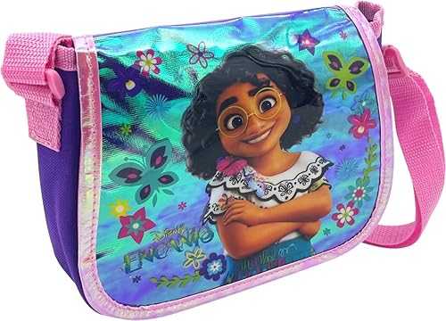 Ruz Encanto Mirabel - Bolso bandolera con solapa para niña (púrpura-rosa), Púrpura-rosado