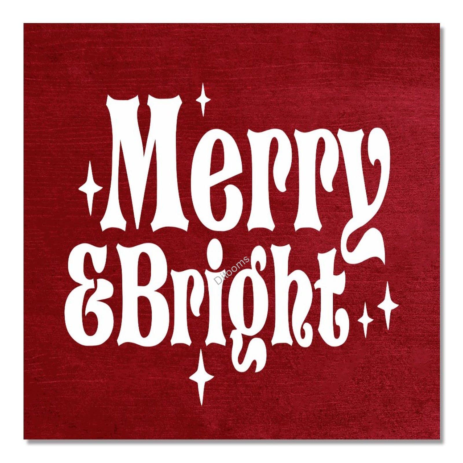 Panneau mural Merry Bright bois pour embellir un mur vide - 5