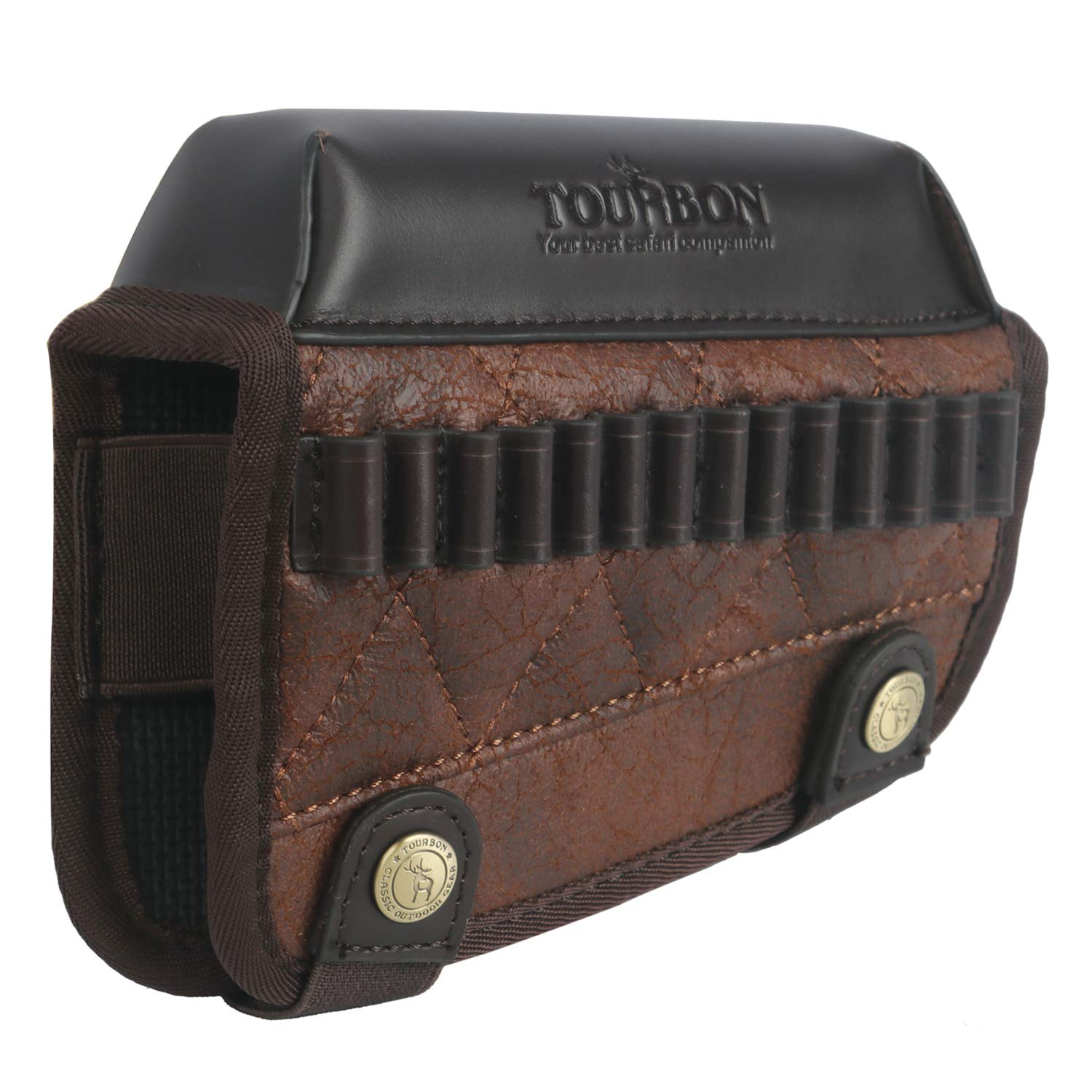 TOURBON Calciolo per Fucile .22 LR Porta cartucce Guancia Pouch