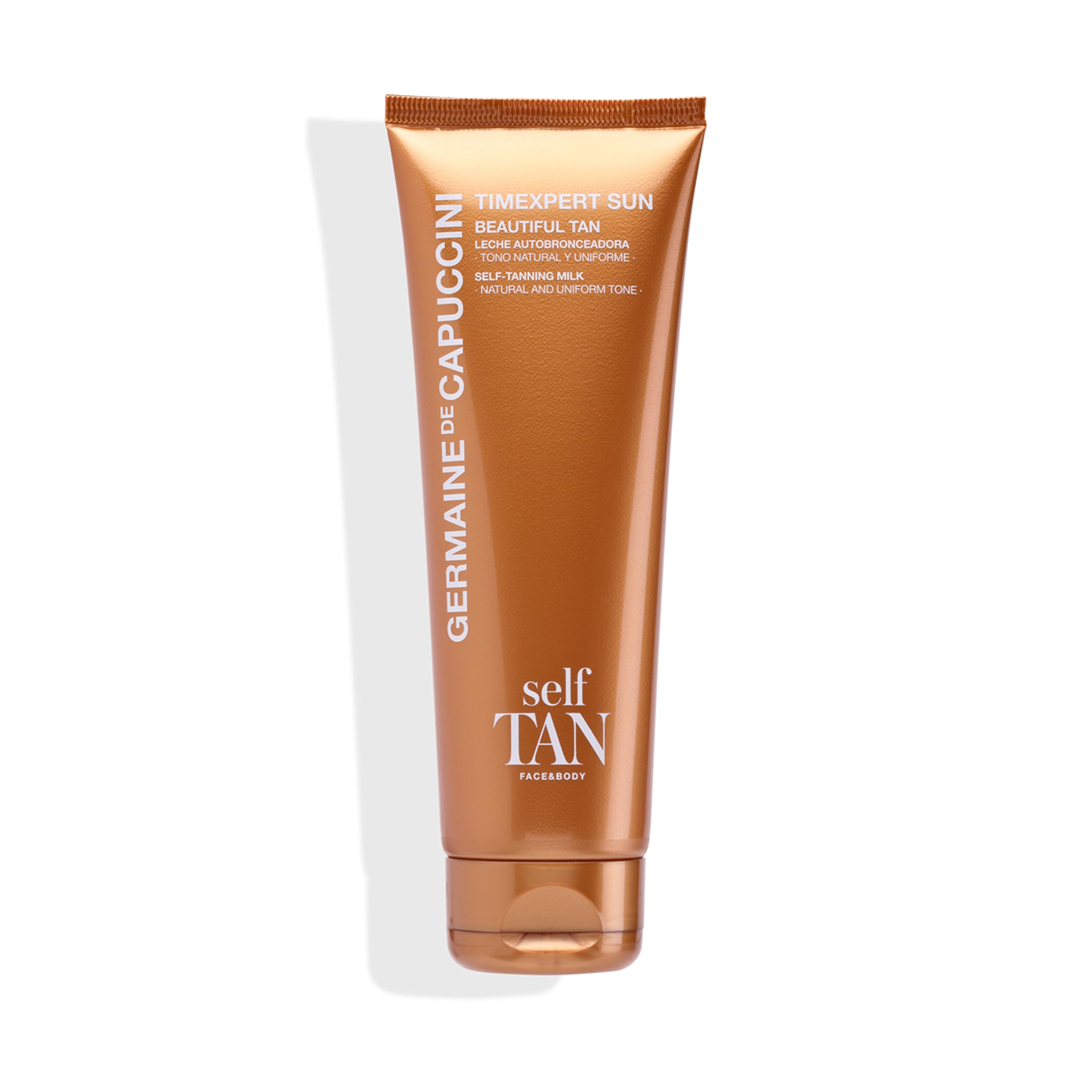 Germaine de Capuccini | Timexpert Sun - Beautiful Tan Leche Autobronceadora - Crema autobronceadora - tono bronceado natural - sin manchas ni trazos - 125ml