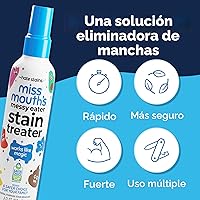 Vista 3 de Miss Mouth's Messy Eater Spray para tratar manchas – Removedor de manchas de 4 onzas – Productos esenciales para recién nacidos y bebés – Sin