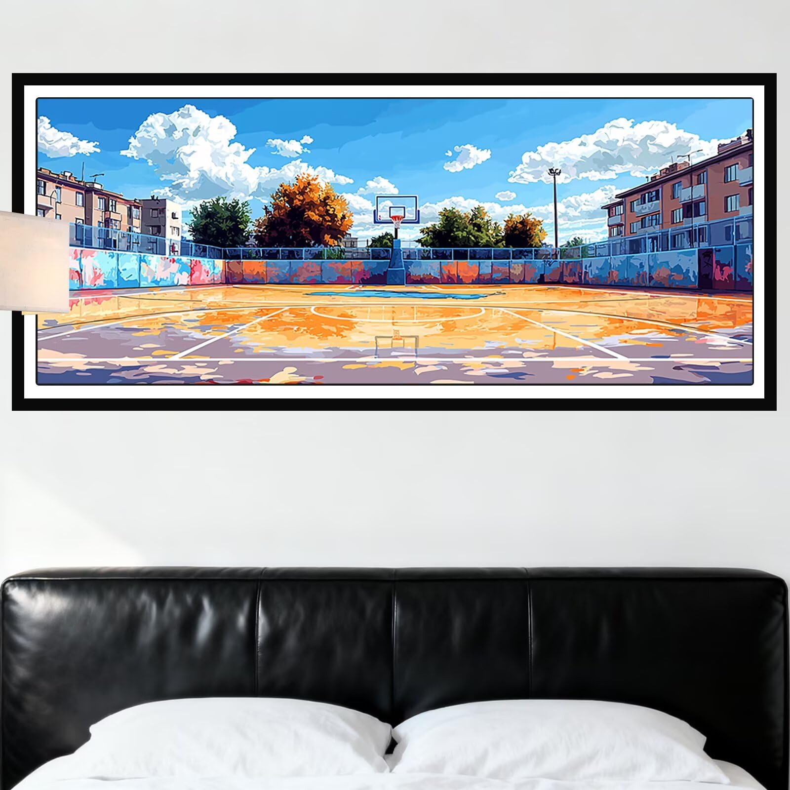 Malowanie po numerach dla dorosłych, nowoczesne, 180 x 70 cm, duże zestawy do malowania według numerów, krajobraz, wesołe hobby dla dorosłych i kobiet, DIY, akrylowy pigment, obraz olejny, rękodzieło