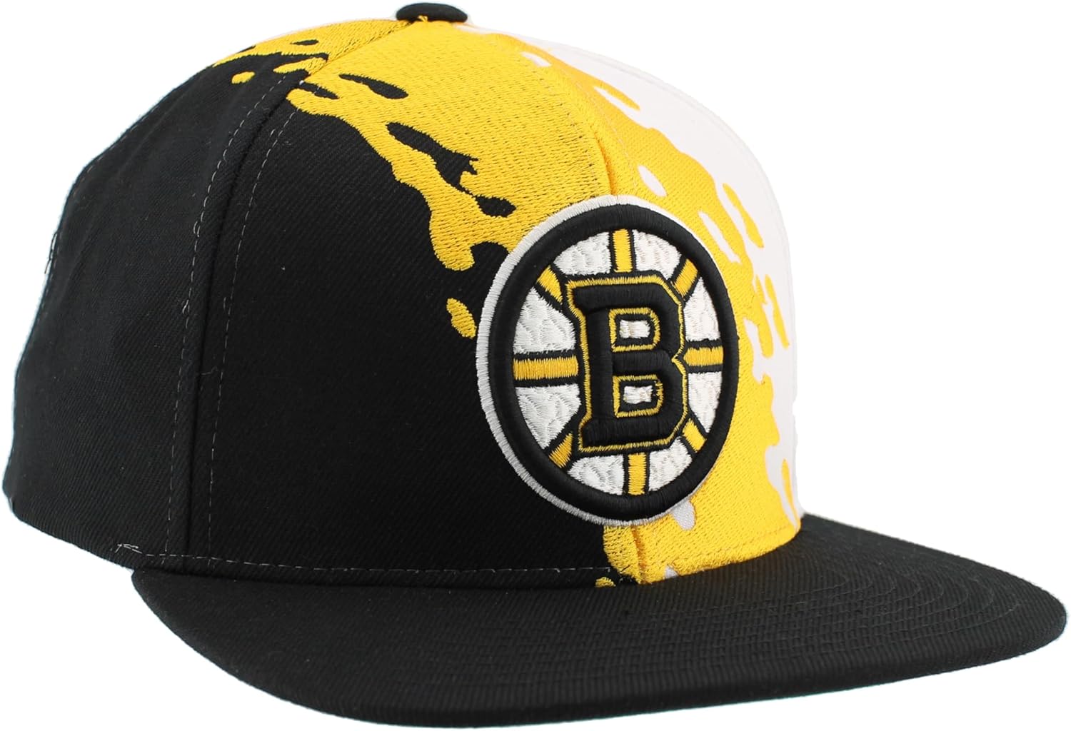 ZHATS NHL Unisex-Adult NHL Officially Licensed Adjustable Snapback Hat Flat Bill Z11 Retro Paintbrush - Image 5