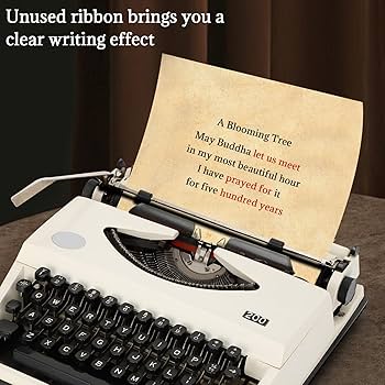 ヴィンテージ  タイプライター Amazon.com: Vintage Finish Antique Typewriter - White