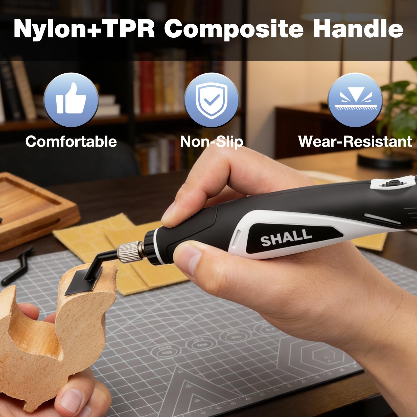 SHALL Mini Pen Sander - Detail Sanding Tool -6