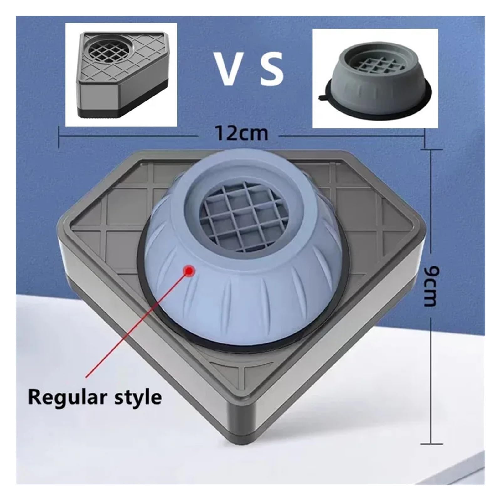 Geeignet For Tägliche Stoßgeräusche In Der Waschmaschine | 4 Stück Anti-Vibrations-Füße(4.5cm G5107A)