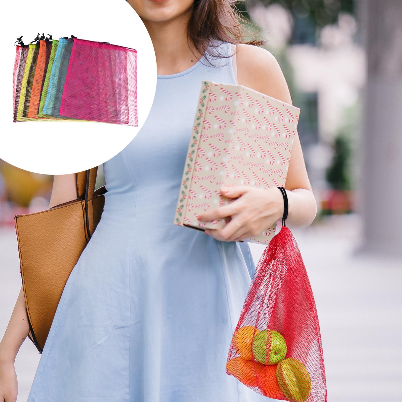 HEMOTON 30 Stk Aufbewahrungstasche einkaufstasche aufbewahrungssack Netzbeutel mit Kordelzug Mesh produzieren Taschen Bio-Lebensmittel wäscheklammerbeutel Netzbeutel aus Baumwolle Zwiebel