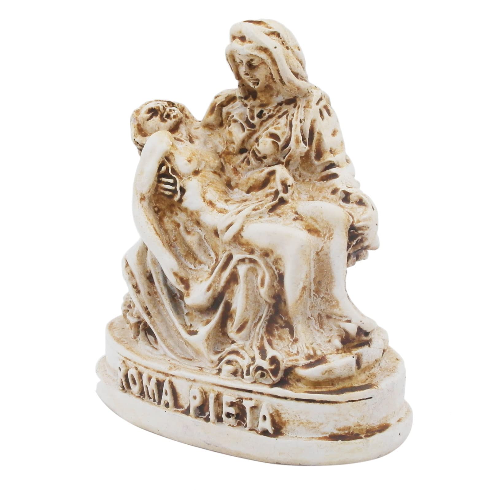 Kocris Casa The Pity/La Pieta Sculpture Fish Tank Decorations Decor Statues Figurine Sculpture Ancient Roman Reptile Turtle Lizard Spider Tanks Terrarium Building Church Décor Ornament Pet — image 1