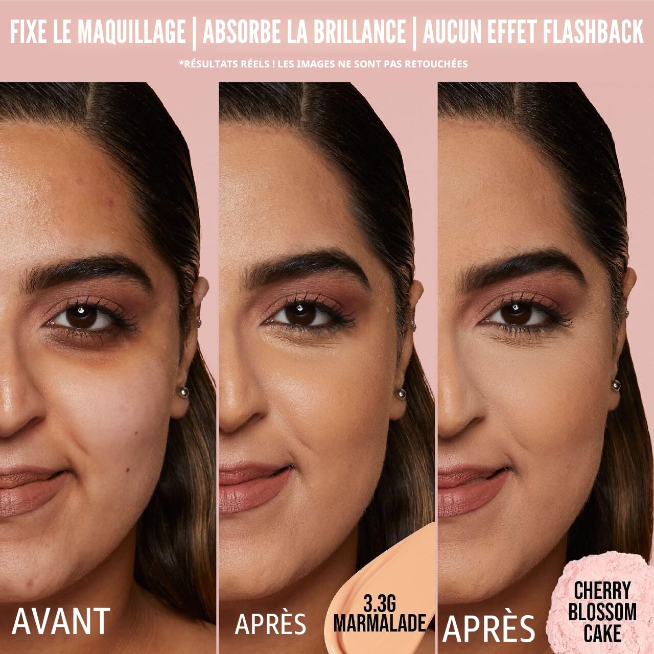 Huda Beauty EASY BAKE POUDRE À FIXER ET À COUVERTURE LENTE Fleur de cerisier Gâteau
