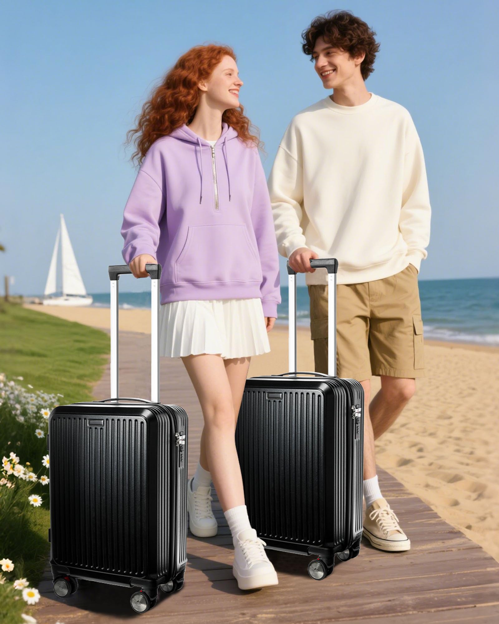SZLX Mochila al Vacio con Bomba Mochilas Viaje Cabina Avion 40x30x20 Ryanair Vueling Wizzair Equipaje de Mano 40x20x25 Bolsas de Viaje Mujer Maletas 45x36x20 Easyjet Mochila Portátil con USB Hombre