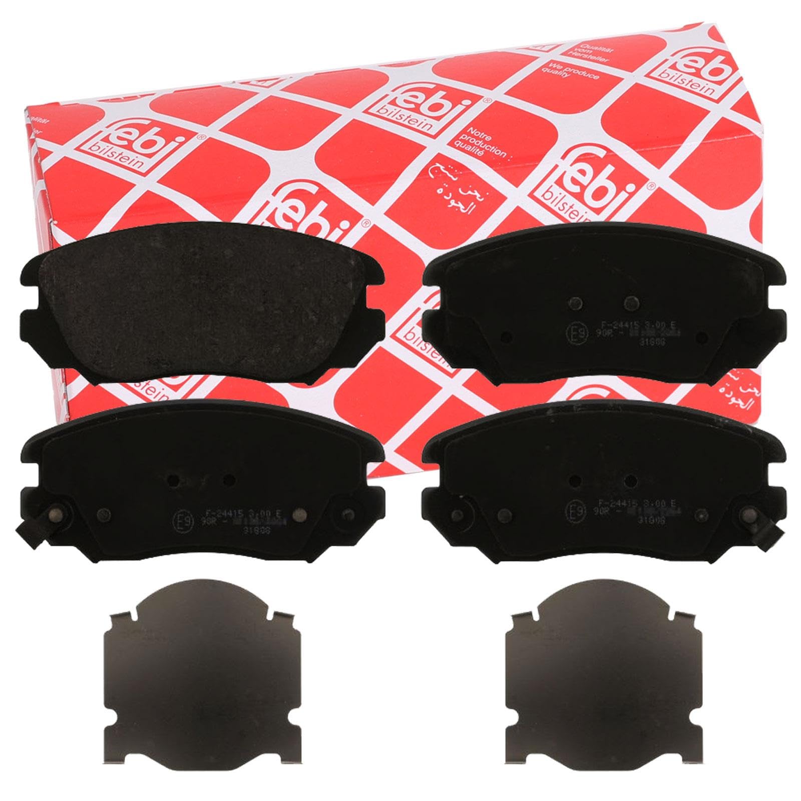 febi bilstein 16895 Brake Pad Set, 1 unit