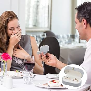 Scatola Portaanelli In Velluto Ottagonale 3 Scomparti - Fatta A Mano - Per Matrimoni, Proposte E Foto - Arancione Bruciato