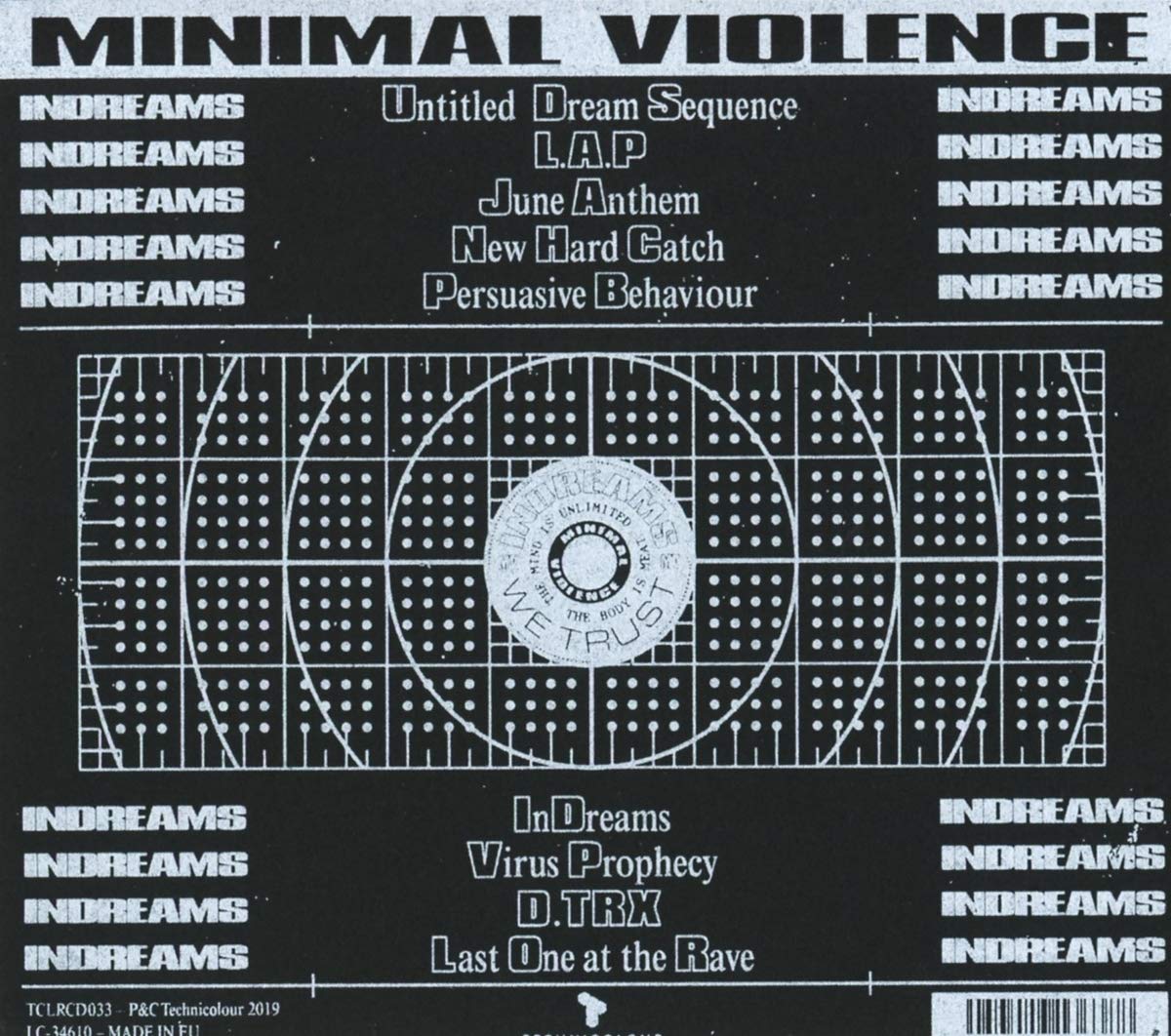 Minimal Violence Indreams CD NEW