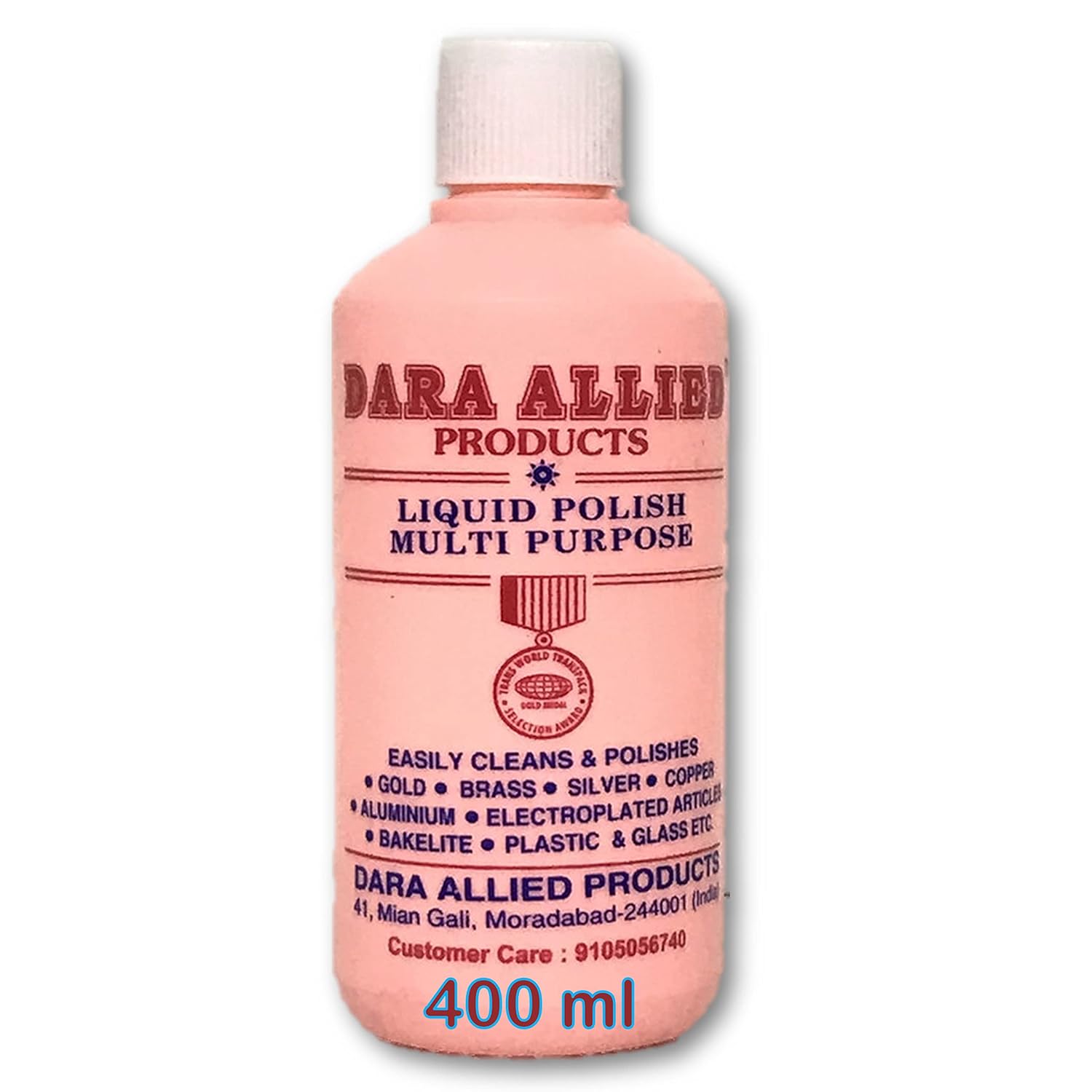 Dara Allied Liquid brass silver polish cleaner without metal loss