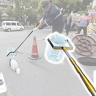 Manhole Sewage Surveys Sampler Dipper, 500-1000 Ml Large Capacity Water Quality Tester Sampling Collection for Depth Water/Long Distances/Lakeside(500ml,1.23-5m/4-16.4ft)