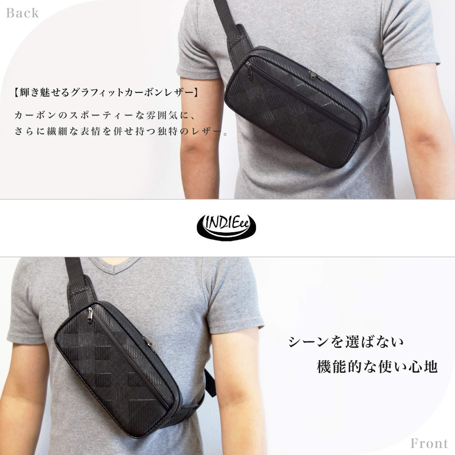 Amazon.co.jp: INDIEee（インディ）: ボディバッグ