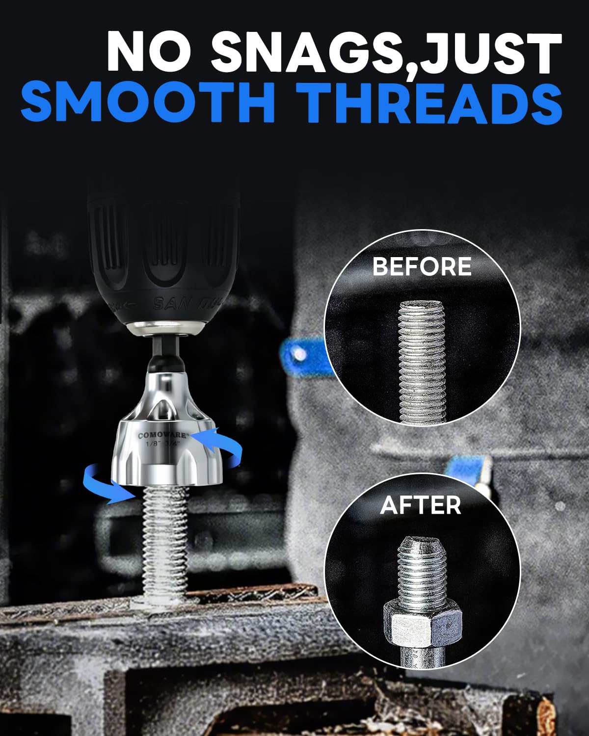 Deburring Tool - Remove Metal Burrs Fast -5 Deburring Tool - Remove Metal Burrs Fast -5