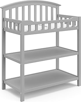 pebble gray changing table